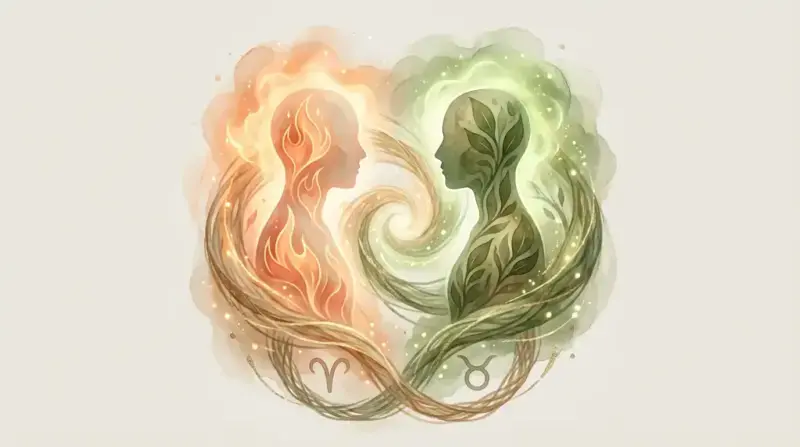 Compatibilidad de Aries y Tauro en el amor.