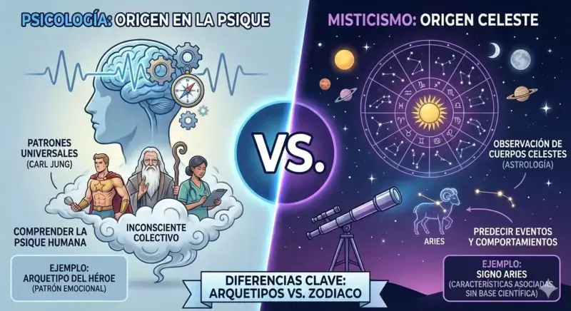 Arquetipos vs Signos del Zodiaco