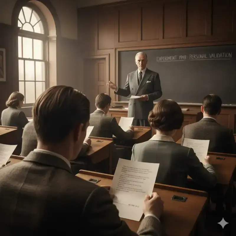 Experimento de Forer en 1948_validación personal_thezodiaclab