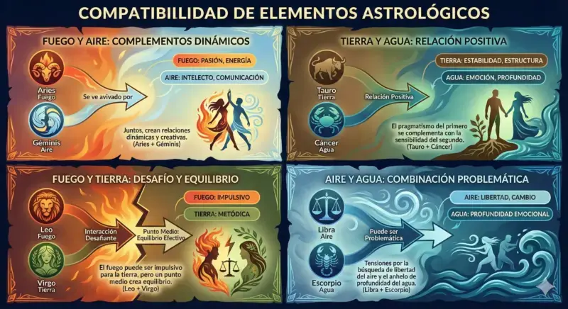 ¿Cómo saber cúal signo es más compatible con el tuyo?