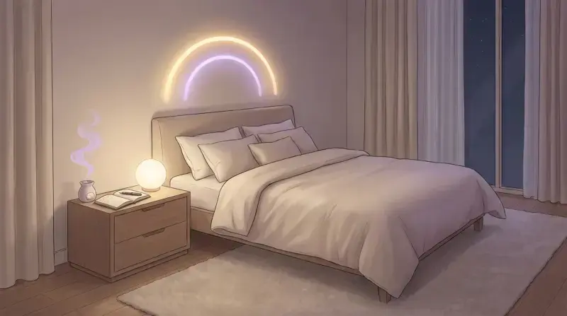 illustration-showing-a-peaceful-nighttime-bedroom. ugar ideal para descansar