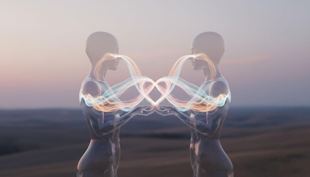 Persona meditando con calendario y números, simbolizando el cálculo del Año Personal 2026 y ritmos internos sincronizados