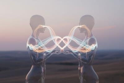 Persona meditando con calendario y números, simbolizando el cálculo del Año Personal 2026 y ritmos internos sincronizados